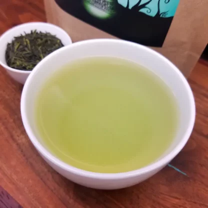 steamed Japanese green tea