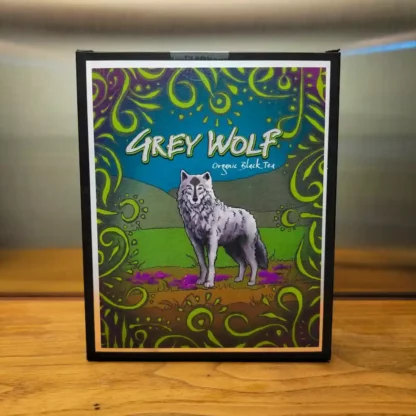 Grey Wolf organic black and purple tea blend.