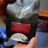 Cosmic coffee beans are packaged using the latest generation plant based biodegradable coffee bags.